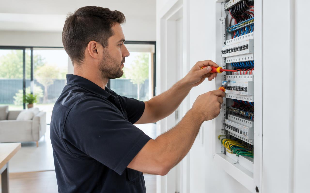 Trades concept imagery for Northside Electrical